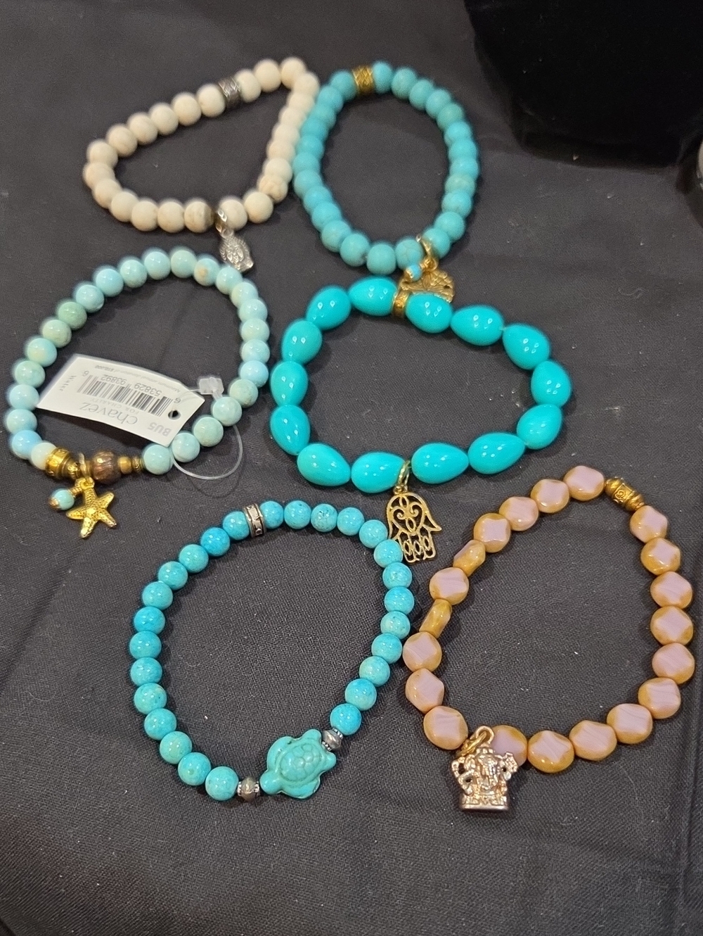 CHAVEZ FOR CHARITY STRETCH BRACELET BUNDLE (6)